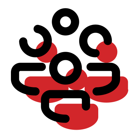 Cartoon group of people